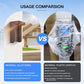 Doorbell protector cover shown with rain, heat resistance, storm and snow protection icons