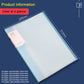 A4 Translucent Inner Pocket Document Storage Folder, 20 Pockets, 30 Pockets, 40 Pockets, 60 Pockets, 100 Pockets