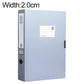 PP Thickened A4 Foldable File Storage Box, 3.5cm, 5.5cm, 7.5cm, 2.0cm