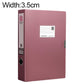 PP Thickened A4 Foldable File Storage Box, 3.5cm, 5.5cm, 7.5cm, 2.0cm