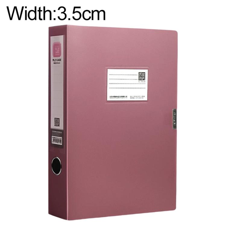 PP Thickened A4 Foldable File Storage Box, 3.5cm, 5.5cm, 7.5cm, 2.0cm