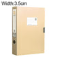 PP Thickened A4 Foldable File Storage Box, 3.5cm, 5.5cm, 7.5cm, 2.0cm