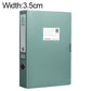 PP Thickened A4 Foldable File Storage Box, 3.5cm, 5.5cm, 7.5cm, 2.0cm