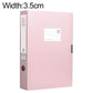 PP Thickened A4 Foldable File Storage Box, 3.5cm, 5.5cm, 7.5cm, 2.0cm