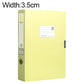 PP Thickened A4 Foldable File Storage Box, 3.5cm, 5.5cm, 7.5cm, 2.0cm