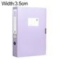PP Thickened A4 Foldable File Storage Box, 3.5cm, 5.5cm, 7.5cm, 2.0cm