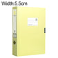 PP Thickened A4 Foldable File Storage Box, 3.5cm, 5.5cm, 7.5cm, 2.0cm
