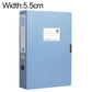 PP Thickened A4 Foldable File Storage Box, 3.5cm, 5.5cm, 7.5cm, 2.0cm