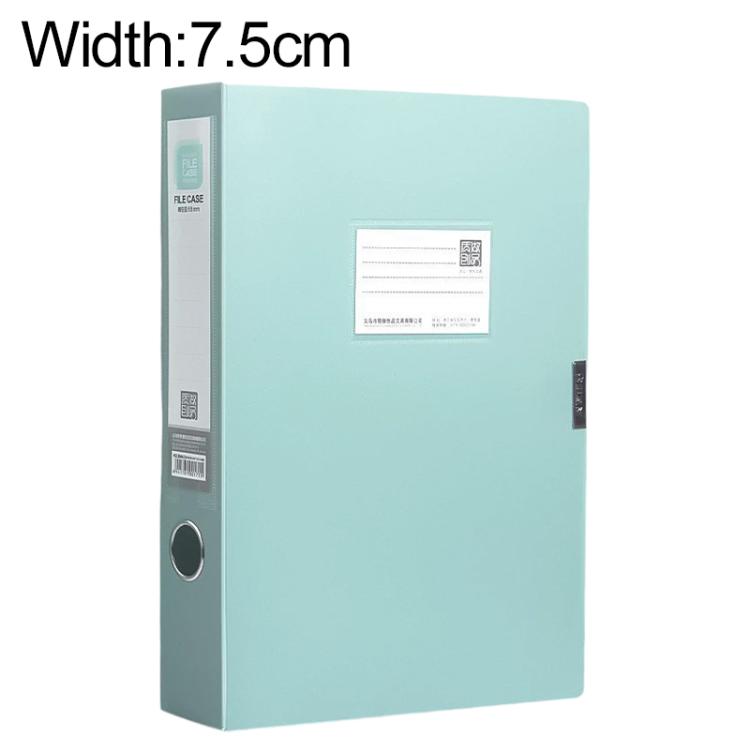 PP Thickened A4 Foldable File Storage Box, 3.5cm, 5.5cm, 7.5cm, 2.0cm