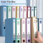 PP Thickened A4 Foldable File Storage Box, 3.5cm, 5.5cm, 7.5cm, 2.0cm