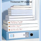 PP Thickened A4 Foldable File Storage Box, 3.5cm, 5.5cm, 7.5cm, 2.0cm