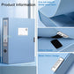 PP Thickened A4 Foldable File Storage Box, 3.5cm, 5.5cm, 7.5cm, 2.0cm