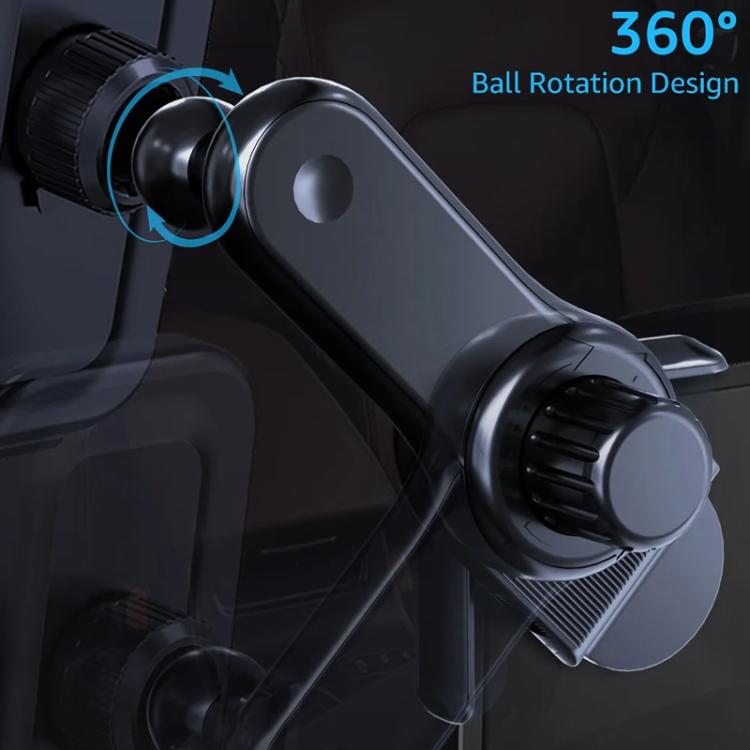 Car phone holder base with ball joint extension rod
