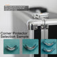 Aluminum alloy tool box corner with chrome latch and silver carry handle