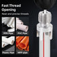 Silver pipe threading tool for creating neat internal threads in plastic pipes