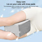 Gray side-lying knee support pad pillow, wedge cushion for side-sleeping