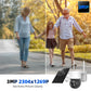 Solar outdoor PTZ security camera with 3MP lens, white dome body, solar panel, and antennas