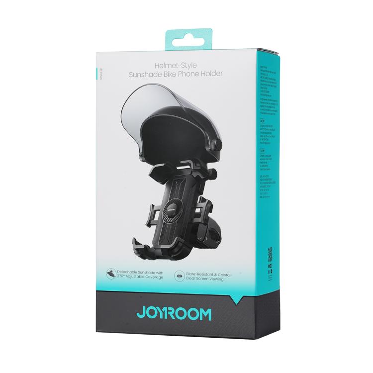 JOYROOM helmet-style bike phone holder retail box with sunshade