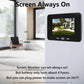 Indoor screen monitor for video doorbell intercom with gray display frame