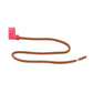 Thermal breaker wire harness with red connector and brown insulated leads