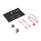Thermal breaker kit parts: sensors, red fuse tubes, wires, and printed P-T ONLY label