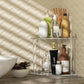 Clear acrylic double-tier corner shelf rack for countertop bottles and toiletries