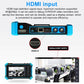 Network video surveillance tester showing HDMI input and rear port connectors