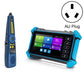 Network video cable tester with AU plug, blue rugged touch-screen handheld