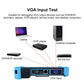 VGA input test video surveillance tester with VGA input port and screen