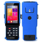 Blue handheld engineering tester, back view with speaker grille and rear ports