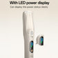 Yesido MG19 hair clipper with LED power display panel and white body.
