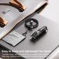Beard trimmer travel kit with charging cable and fabric storage bag