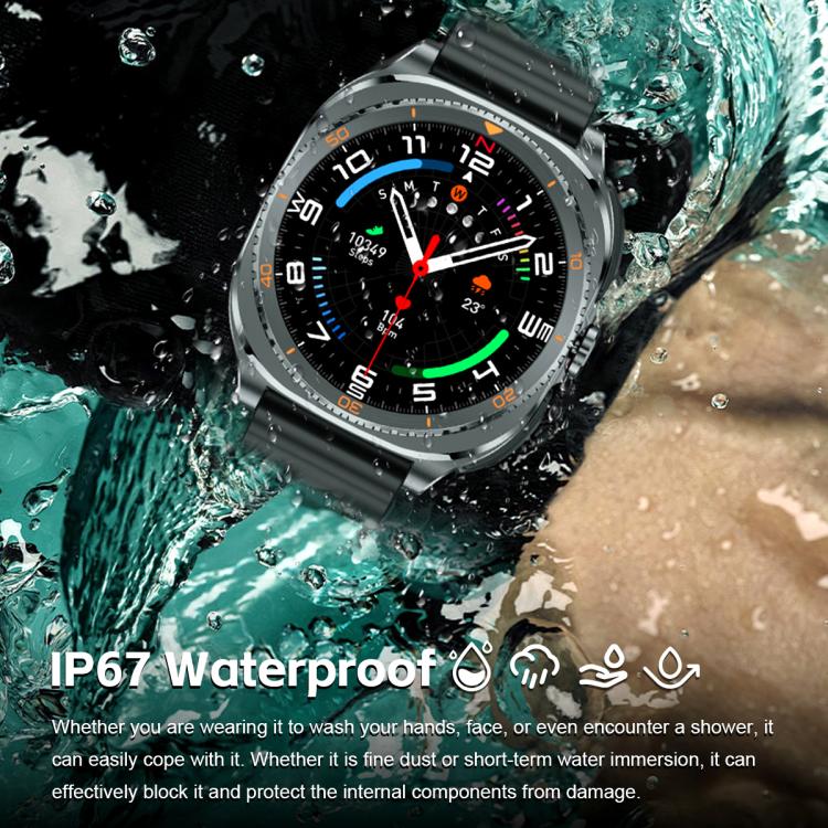 G99 black sports smartwatch with a colorful dial and rugged bezel.