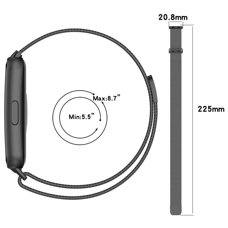 xDfind Milanese Magnetic Metal Watch Band, For Huawei Band 11 Pro / 11