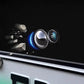 Clear lens protector with black rim for rear camera, showing protective shield effect