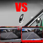 Rear camera lens protector installed, comparison view of backup image clarity