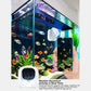 White security camera and smartphone displaying an aquarium monitoring view