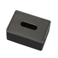 Black sound privacy box with dark gray top panel and oval slot