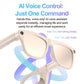XK One Pro 1080P AI Shooting Smart Glasses, 1MP Camera