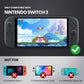 Pink TPU protective case installed on Nintendo Switch 2 console, front cover closed
