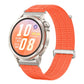 Double-Link Cloud Feel Breathable Nylon Loop Metal Connectors Watch Band, 18mm, 20mm, 22mm