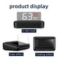 C100 car HUD head-up display kit with main unit and folding projection blocks