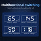 C100 car HUD head-up display with selectable modes for speed, mileage, temperature, voltage