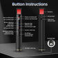 Portable infrared detector with labeled function buttons and flashlight LED