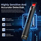 Black infrared detector pen with red tip and blue signal indicator ring
