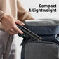 Compact handheld black infrared detector with red top panel and carry strap