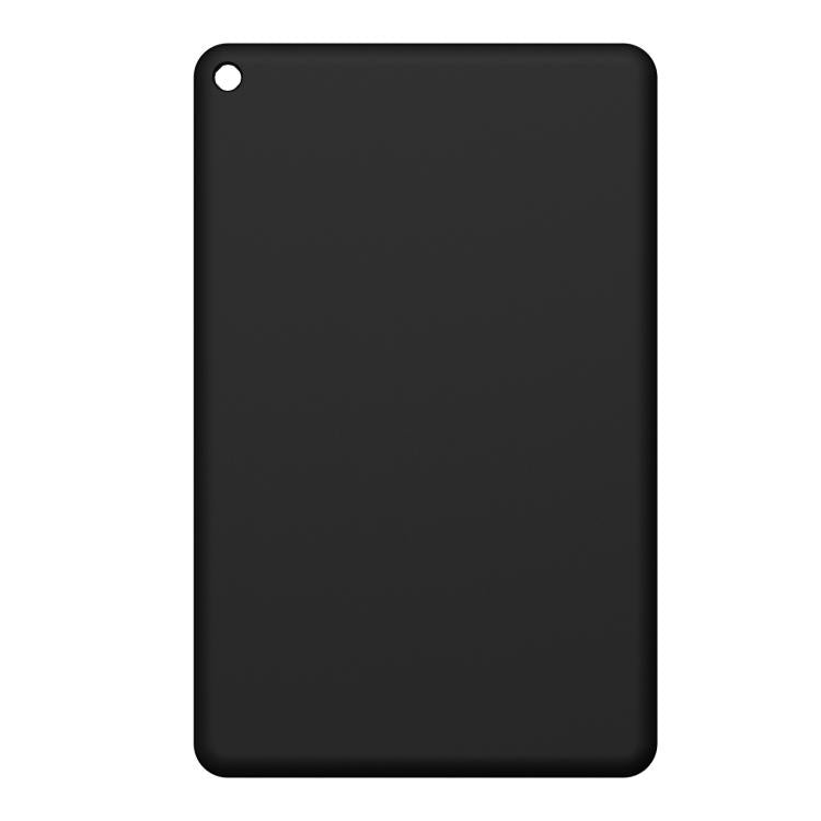 Black thin smart card GPS Bluetooth tracker back panel with corner mounting hole.