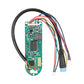 Electric scooter circuit board module with multi-wire harness and electronic components