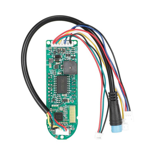 Electric scooter circuit board module with multi-wire harness and electronic components