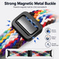 5 Pack xDfind Magnetic Buckle Nylon Braid Loop Watch Band, For Galaxy Watch9 / 8 / 8 Classic